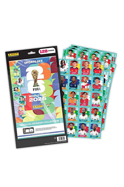 Panini FIFA World Cup 2026 Update Set 120 Sticker Resmi Dünya Kupası güncelle...