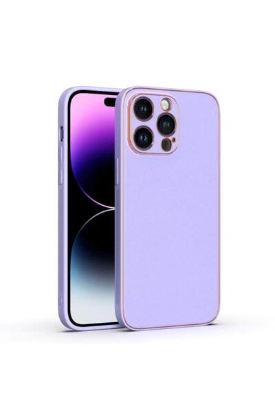 AUDIOX Yolo Case » iPhone 13 Pro Max, -Leather, TPU Edge, Lilac