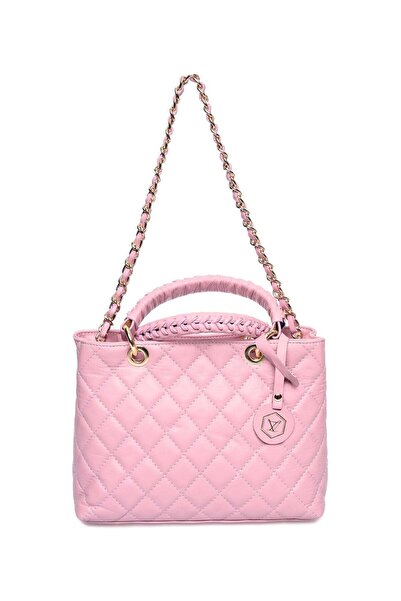 SimpleFind Luisa Vannini Geanta piele -Dafne-Lila,Geanta de mana piele natura...