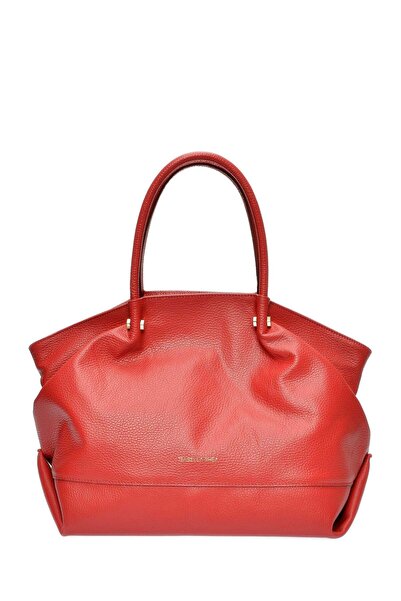 SimpleFind Isabella Rhea Geanta piele -Delphine-Rosu,Geanta de mana piele nat...