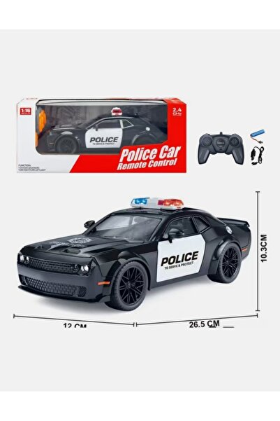 berattoys 26 cm uzaktan kumandalı polis arabası şarjlı ışıklı sesli kumandalı...