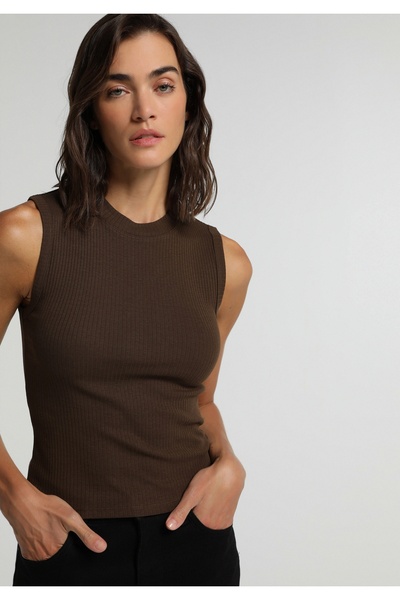 Colin's Tricou maro pentru femei Slim Fit