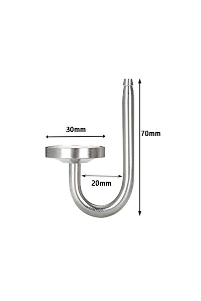 Choice Silver 70X30mm Aquarium CO2 Atomizer Fish Tank Aluminum Alloy CO2 Diff...
