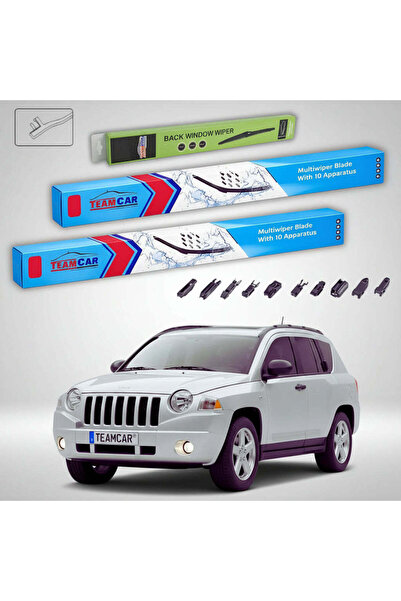 TEAMCAR Υαλοκαθαριστήρες Jeep Compass MK 2006-σήμερα |   Σετ Εμπρός και Πίσω ...