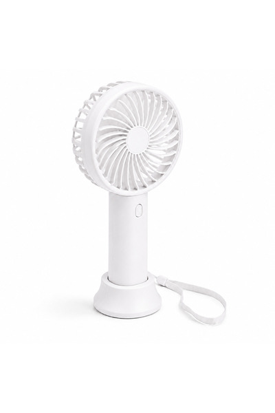 Generic Brand Mini ventilator portabil de mână cu suport și curea de mână – R...