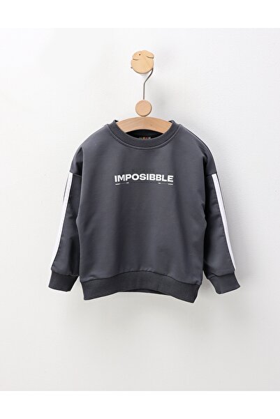 MiniKids Bluza NOTHING IMPOSIBBLE, albastru