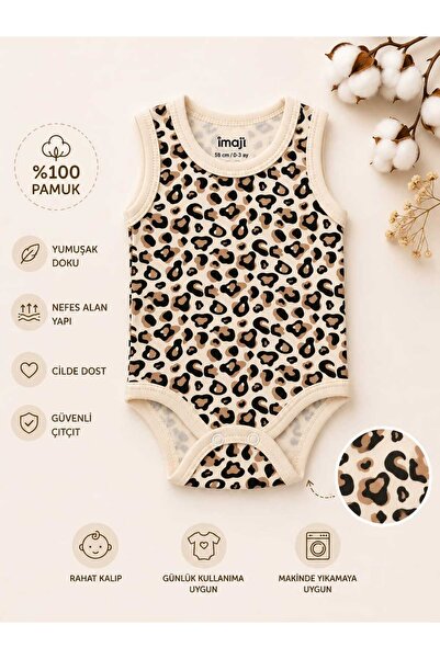 Leopar Desenli Atlet Zıbın
