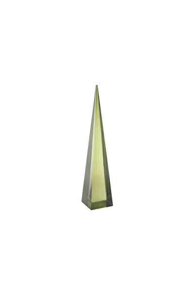 Mikasa Moor Yeşil Kristal Piramit Obje 9x45cm