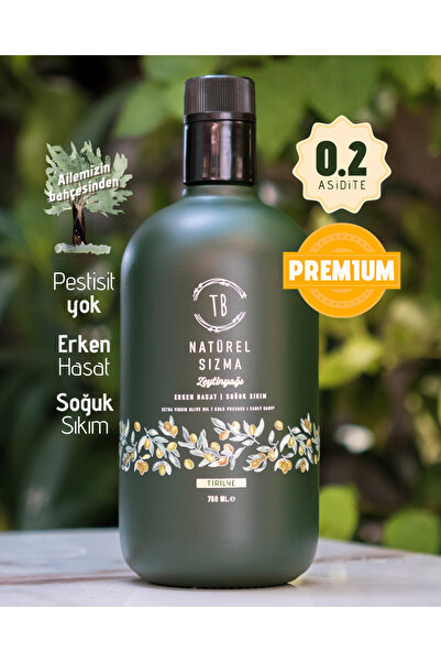 PREMIUM 750 ml TİRİLYE ERKEN HASAT SOĞUK SIKIM ZEYTİNYAĞI