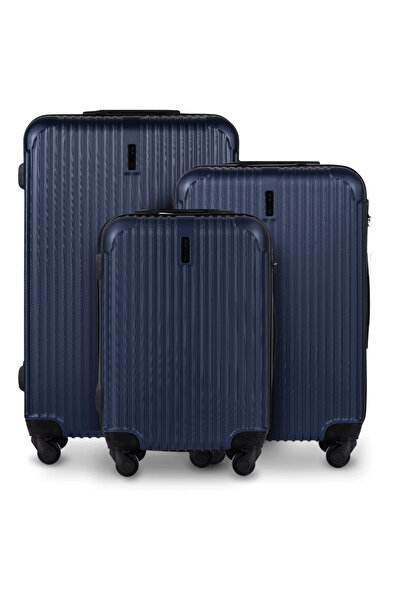WINGS BRAND SET DE 3 VALIZE WINGS EGRET 2.0 ALBASTRU ÎNCHIS