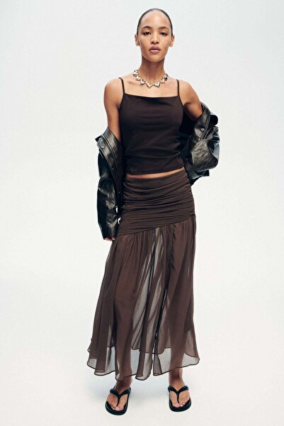 H&M Sheer maxi skirt
