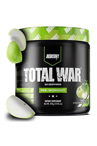 REDCON1 Total War - Pre Workout, 30 Servings, Boost Energy, Increase Enduranc...