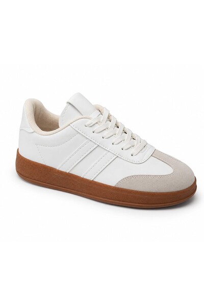 ZERDALİFE Women's Casual Sneaker Retro Lace-Up Comfortable Sole Sports Shoes