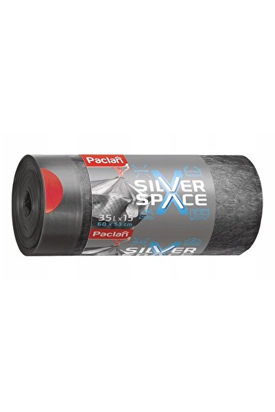 Paclan Silver Space Saci de gunoi flexibili 35l 15 bucăți.
