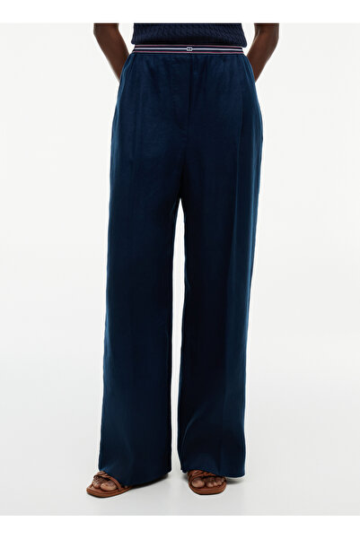 Tommy Hilfiger Lacivert Kadın Pantolon WW0WW50123C1G