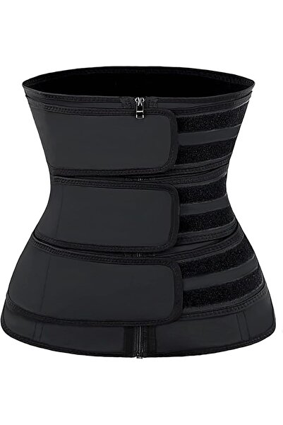 YIANNA Waist Trainer for Women Latex Underbust Double Training Belt Tummy Con...