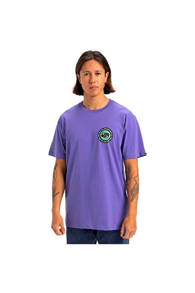 Quiksilver CIRCLE BACK SS EQYZT08054-PMG0 Μωβ