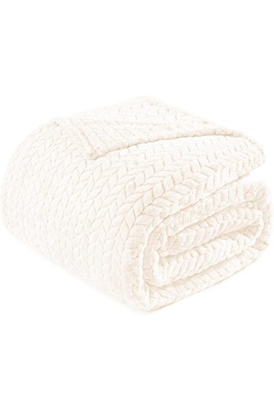Exclusivo Mezcla Celadon Fleece Throw Blanket for Couch and Bed, 50x70 Inches...