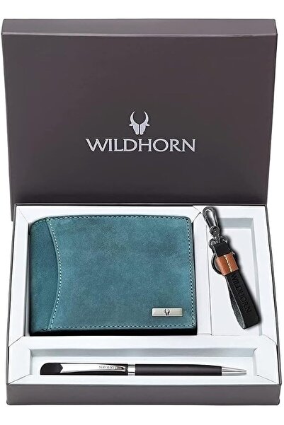 Wildhorn Men's Leather Wallet with Strap Combo from Wildehorn