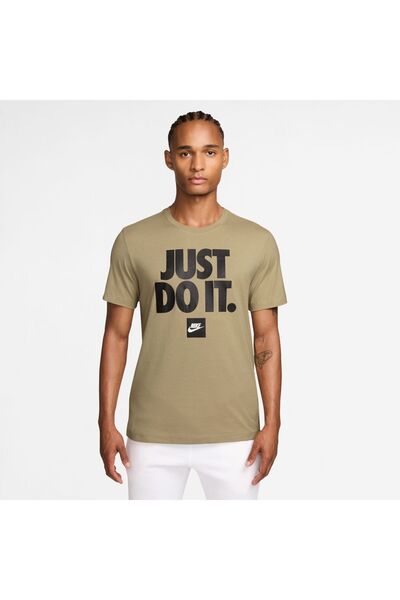 Nike M NSW TEE FRAN JDI VERBIAGE DZ2989-297 Μπεζ