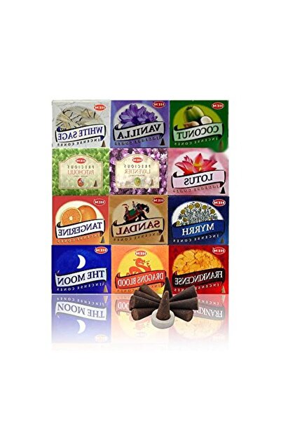 Esranın Dünyası Konik Tütsü Seti, 12 x 10'lu Paket