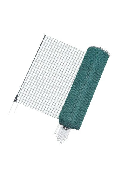 Vivatechnix Tarc temporar mobil pentru Pasari/Animale mici, 0.9 x 50 m, Verde...
