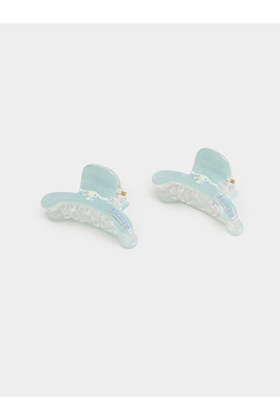 Styli Set of 2 - Cinnamon Roll Print Hair Claw
