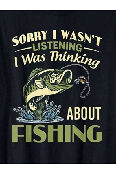 21JNRY 'T Listening' 220G Quick-Dry Crew Neck T-Shirt Perfect Gift For Fishin...