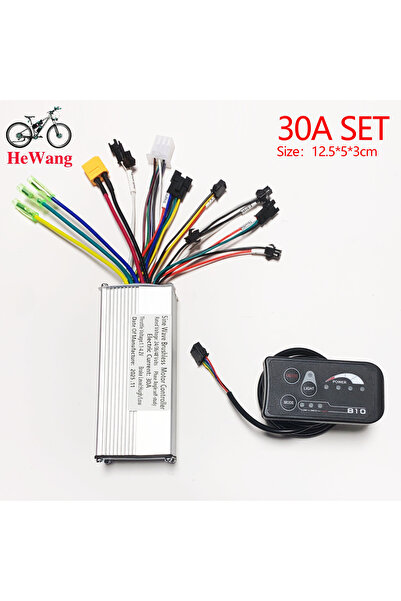 Choice1 30A SET 24-48V 350W 500W E-Bike Sine Wave Controller 25A/30A with S81...