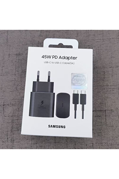 Choice3 SAMSUNG Black EU Set S25 Note 20 10 Ultra Charger 45W Super Fast Char...