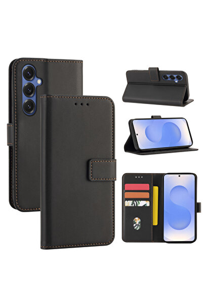 Choice7 Galaxy S10 Artificial leather Black For S26 Series Protective Case S2...