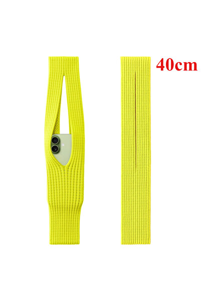 Choice7 Yellow (40cm) HOT 2026 Phone Pocket Woven Bag Short 40cm Long 80cm Fa...
