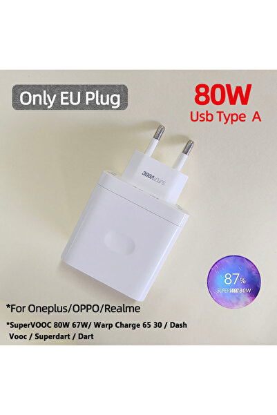 choice2 OnePlus Only 80W EU Plug Original 80W Charger Cargador SuperVooC Type...