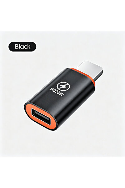Choice1 black 1pcs USB C To Lightning Fast Charging Adapter 20W Mobile Phone ...
