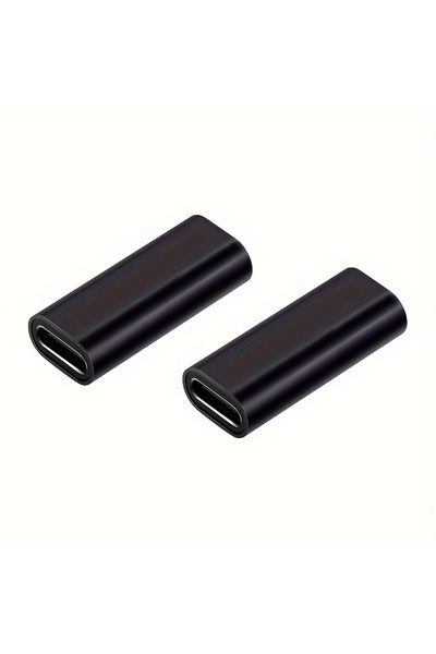 Choice1 black-2pcs USB-C Female To Female TYPE-C Connector High Speed Convert...