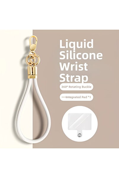 Choice white 1 Piece Silicone Wrist Strap Suitable for Common Phone Cases. Ve...