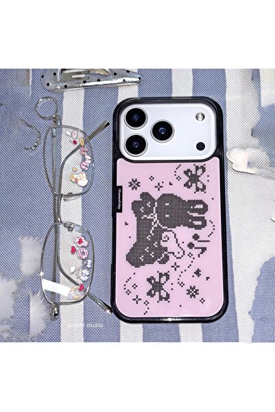 Choice32 iPhone17 Pro 1 Korean Ins Pixel Rabbit Angel Wings Phone Case For iP...