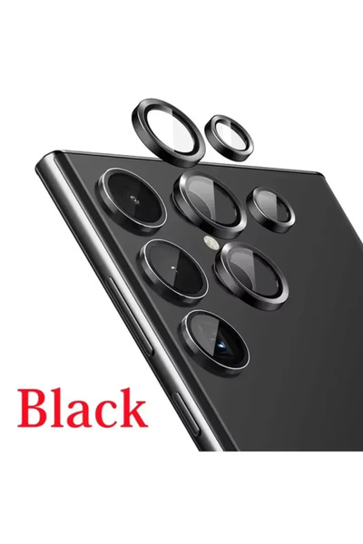 Choice73 Samsung S23 Ultra Black NNBILI 5Pcs Metal Lens Ring Glass Case for S...