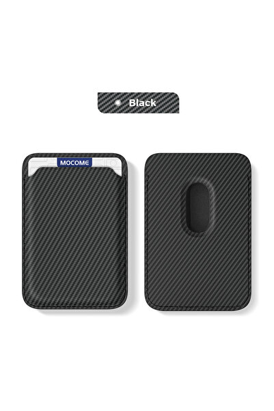 Choice4 Black Carbon Fiber Texture Strong Magnet For Magsafe Card Holder Wall...