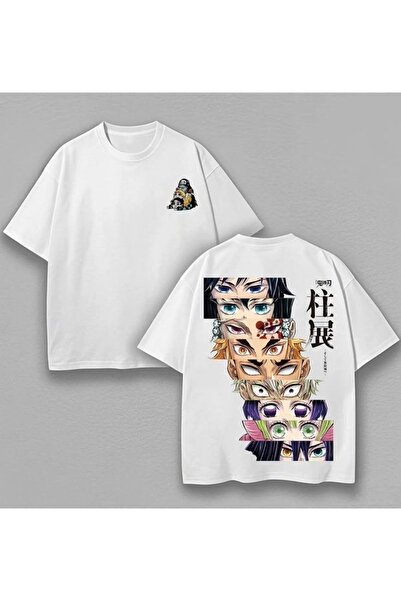 Vordevia Demon Slayer Printed Cotton Oversize T-Shirt