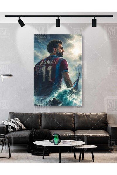 SML TABLO Mohamed Muhammed Salah Bordo Mavi 61 Karadeniz Suları Bize Her Yer ...