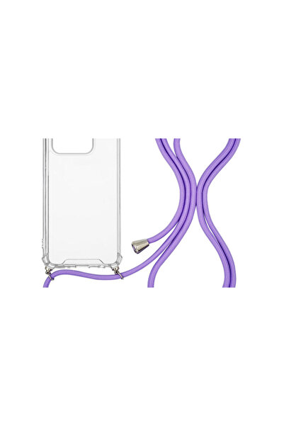 Xiaomi Θήκη σιλικόνης με κορδόνι Sonique Armor Διαφανής 13 Pro 5G Λιλά