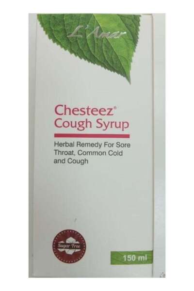 LAMAR Chesteez Syrup, 150ml, Sugar-Free