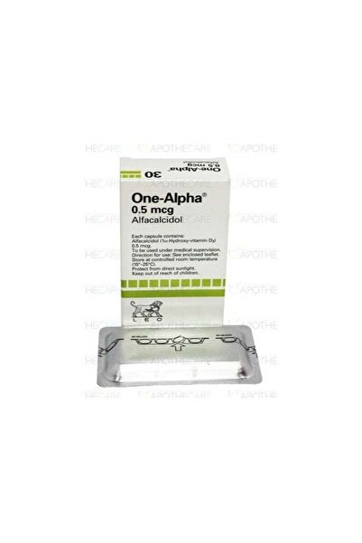 ONE ALPHA One-Alpha Capsules 0.5 Mcg 30s tab