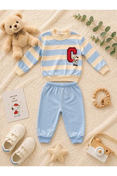 zepkids Boys' Set Sweatshirt and Sweatpants 2-Piece Set