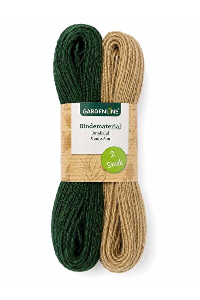 gardenline Комплект от 2 ютени връзки за връзване на растения – 5 см х 5 м