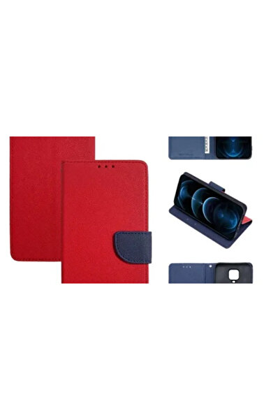 Sonique Θήκη Πορτοφόλι Τάσης Xiaomi Redmi Note 9S/9 Pro Κόκκινο / Σκούρο Μπλε
