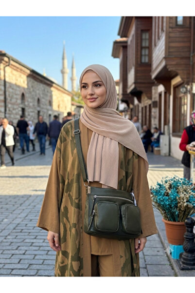 valentina victoria حقيبة نسائية يومية من الجلد الطبيعي من VALVİC مع جيوب
