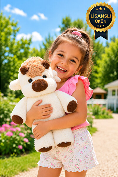 Pandamkee Sallanarak Hareket Eden Peluş İnek | Yumuşacık Eğlenceli Peluş Oyuncak