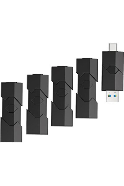 RAOYI فلاش درايف USB-C بسعة 256 جيجابايت، 2 في 1 (Type-C + USB 3.0)، ذاكرة تخ...
